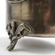 Art Nouveau sugar bowl, silver-plated brass, Hungary, early 20th century