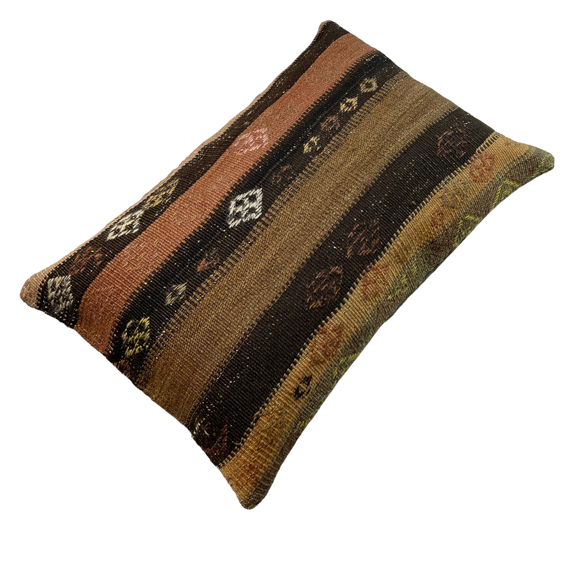 Vintage turkish handmade cushion cover , 40 x 60 cm