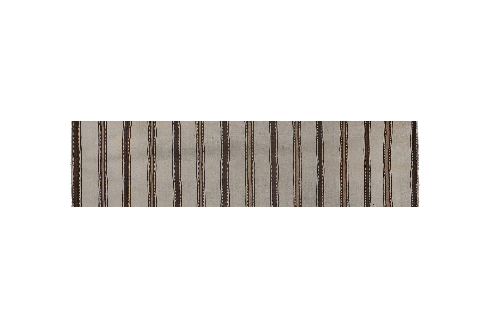 Tapis vintage turc de oushak tissé à la main 78x288 cm