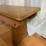 Authentic fir farm bench