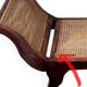Anglo-Indian wicker bench