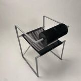 Model 601 Seconda Chairs in Metal attributed to Mario Botta, 1982, Set of 4