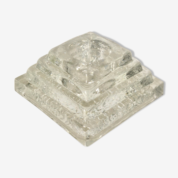 Bougeoir pyramide, ice design, 1970