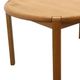 Niels Bach oval dining table 'Korshavn' - japandi / vintage / Danish design