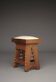Oak Stool in the manner of architect CJ Blaauw, Amsterdam School /Art Deco