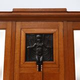 Armoire de style Art Nouveau avec plaquette signée par Geo Vervanck, Belgique