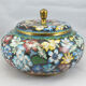 Pot couvercle en bronze émail cloisonne Chinois Chine