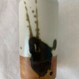 Enamelled sandstone vase Pottery of La Colombe 1975