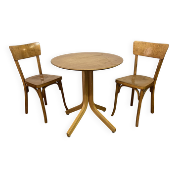 Ensemble Table et Chaises Vintage 70