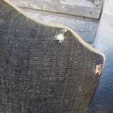 8 vintage chairs lined grey black