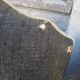 8 vintage chairs lined grey black