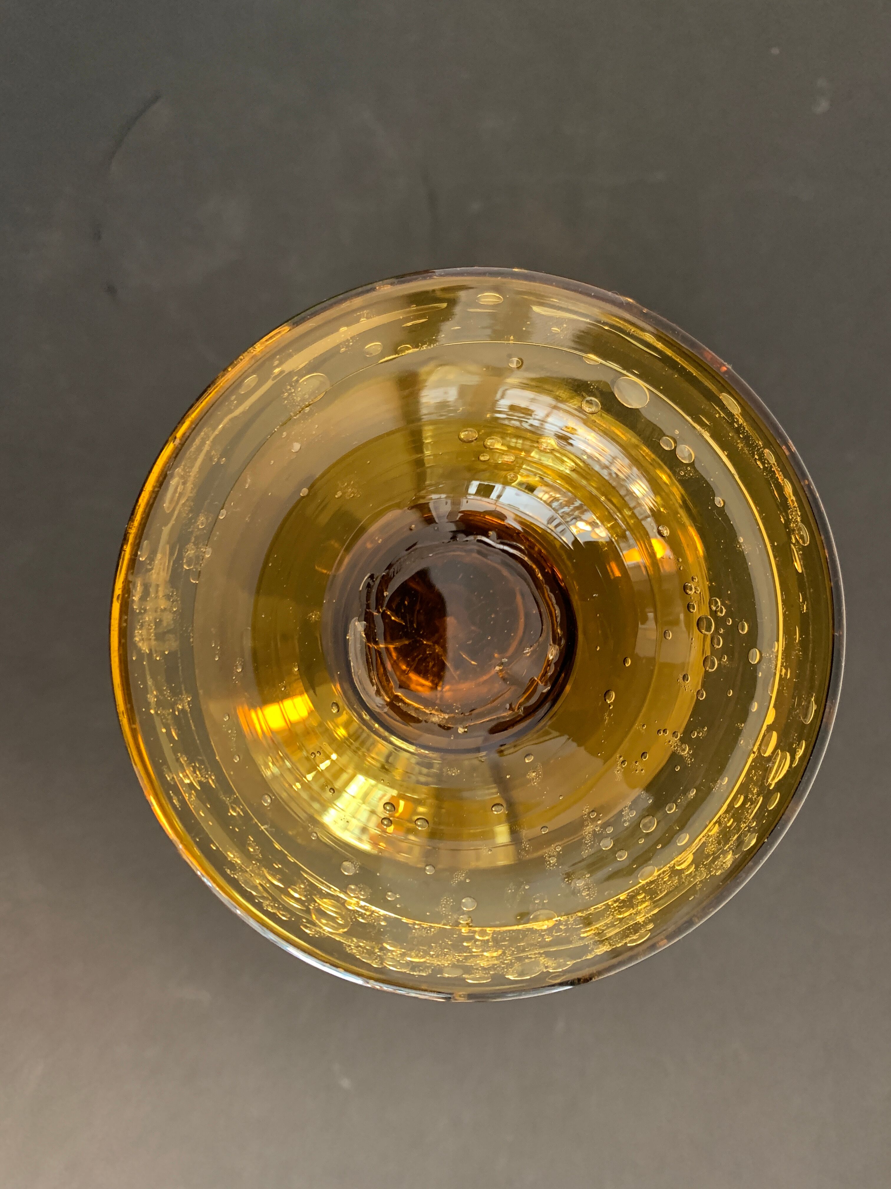 Biot glass candlestick
