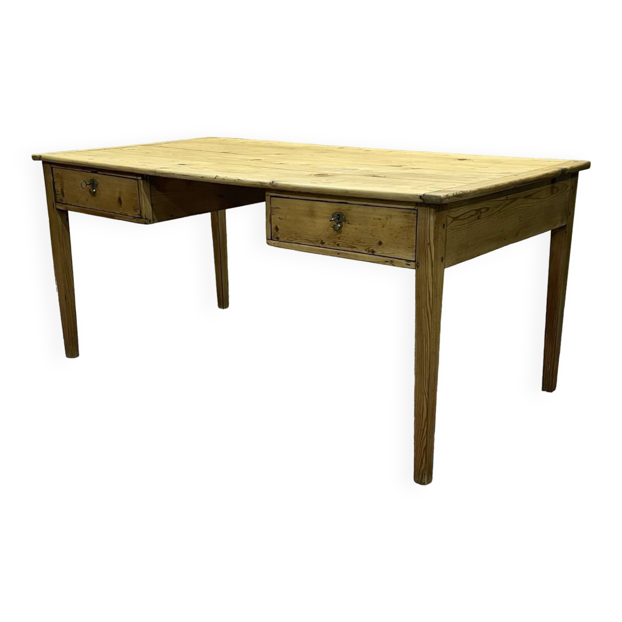 Early 20th century flat desk in fir