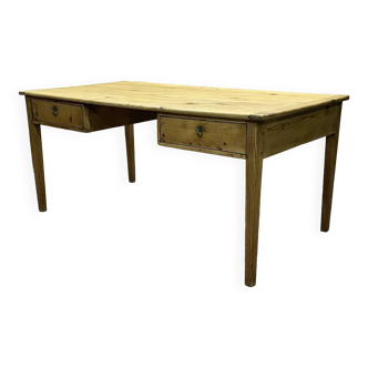 Early 20th century flat desk in fir