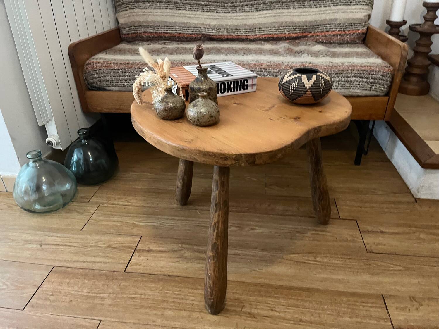 Vintage oak coffee table