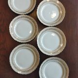 12 assiettes plates "Valence" Moulin des Loups Orchies