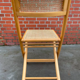 Chaise pliante en bois