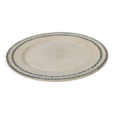 Assiette piédouche U & Cie Sarreguemines - modèle Carlos