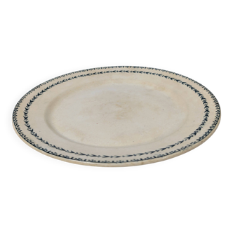 U & Cie Sarreguemines pedestal plate - Carlos model