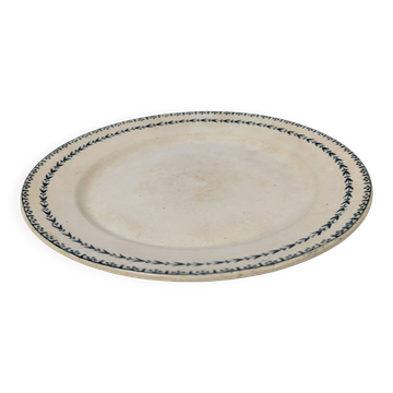 U & Cie Sarreguemines pedestal plate - Carlos model