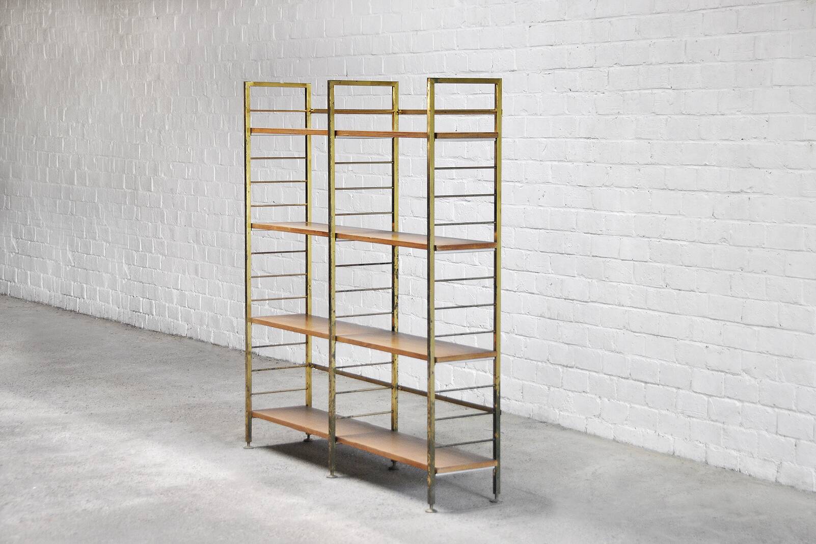 Mid-century Italian Bookcase Or Shelving Unit, 1960's
