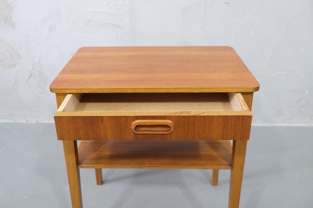 Teak Nightstand Table from Björkås Möbelfabrik. , 1960s