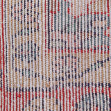 Vintage persian runner rug traditional long handmade red floral carpet 77x265cm