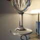 2 old white wine glasses Baccarat crystal model CASSINO - 12 cm