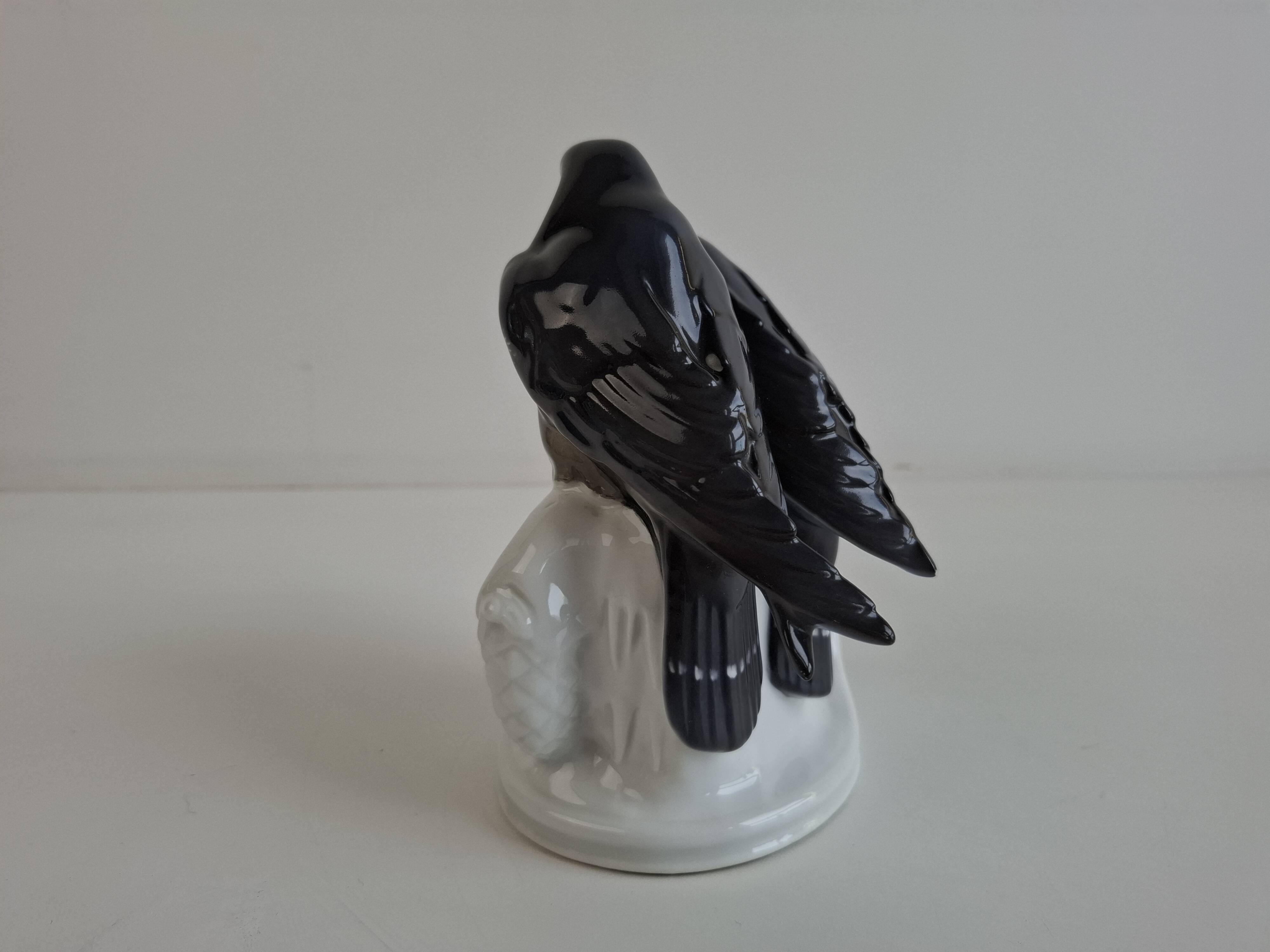Art Deco Czech Porcelain Penguin Figurine by Pfeiffer & Löwenstein, 1930