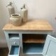 Small blue Parisian buffet