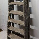 Old wooden painter's stepladder