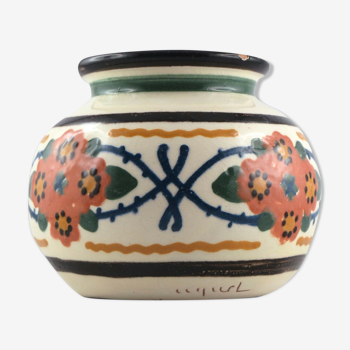 Paul Jacquet ceramic vase pottery Savoy art deco