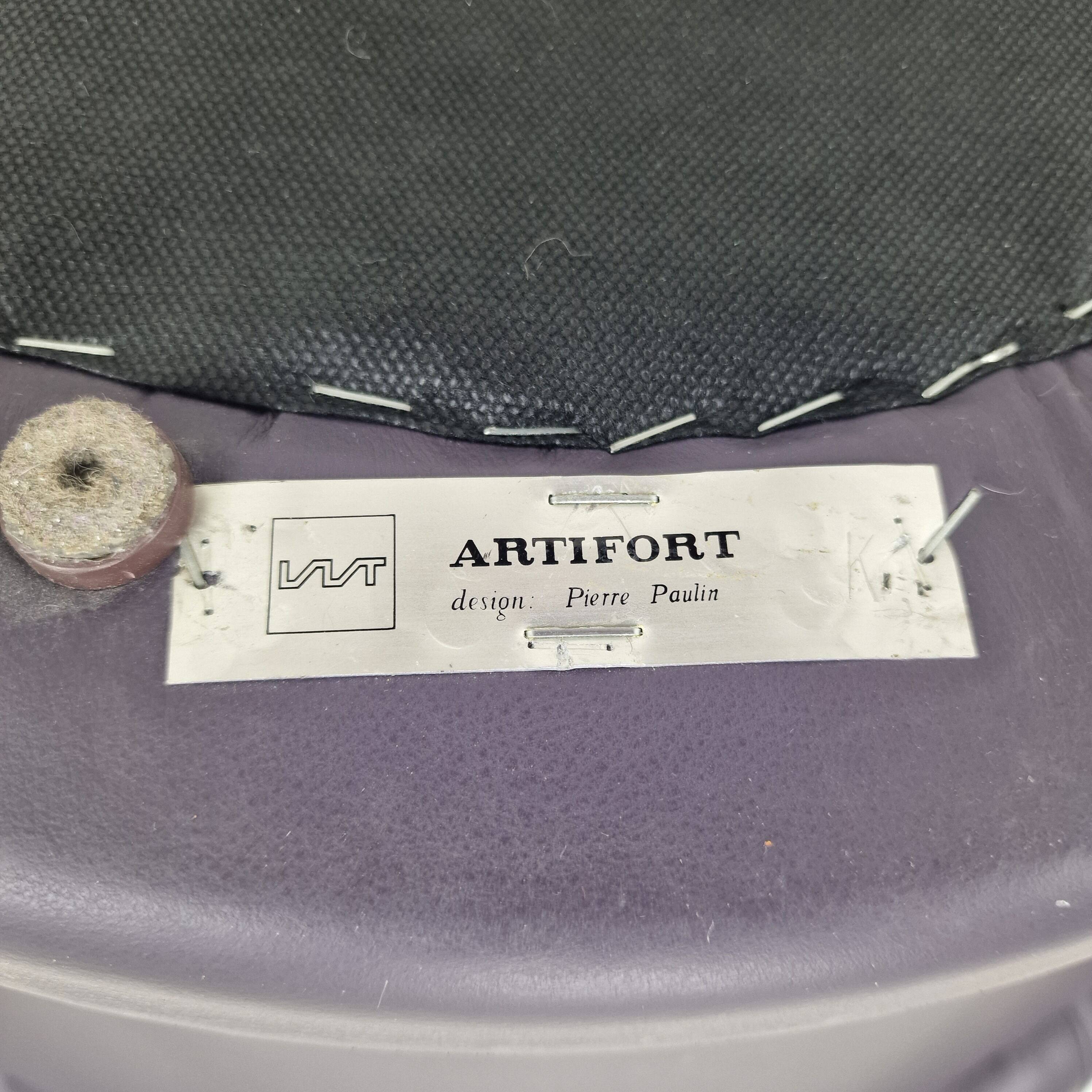 Iconic Pierre Paulin 'Mushroom' Chair (Model F560) for Artifort, 1960's