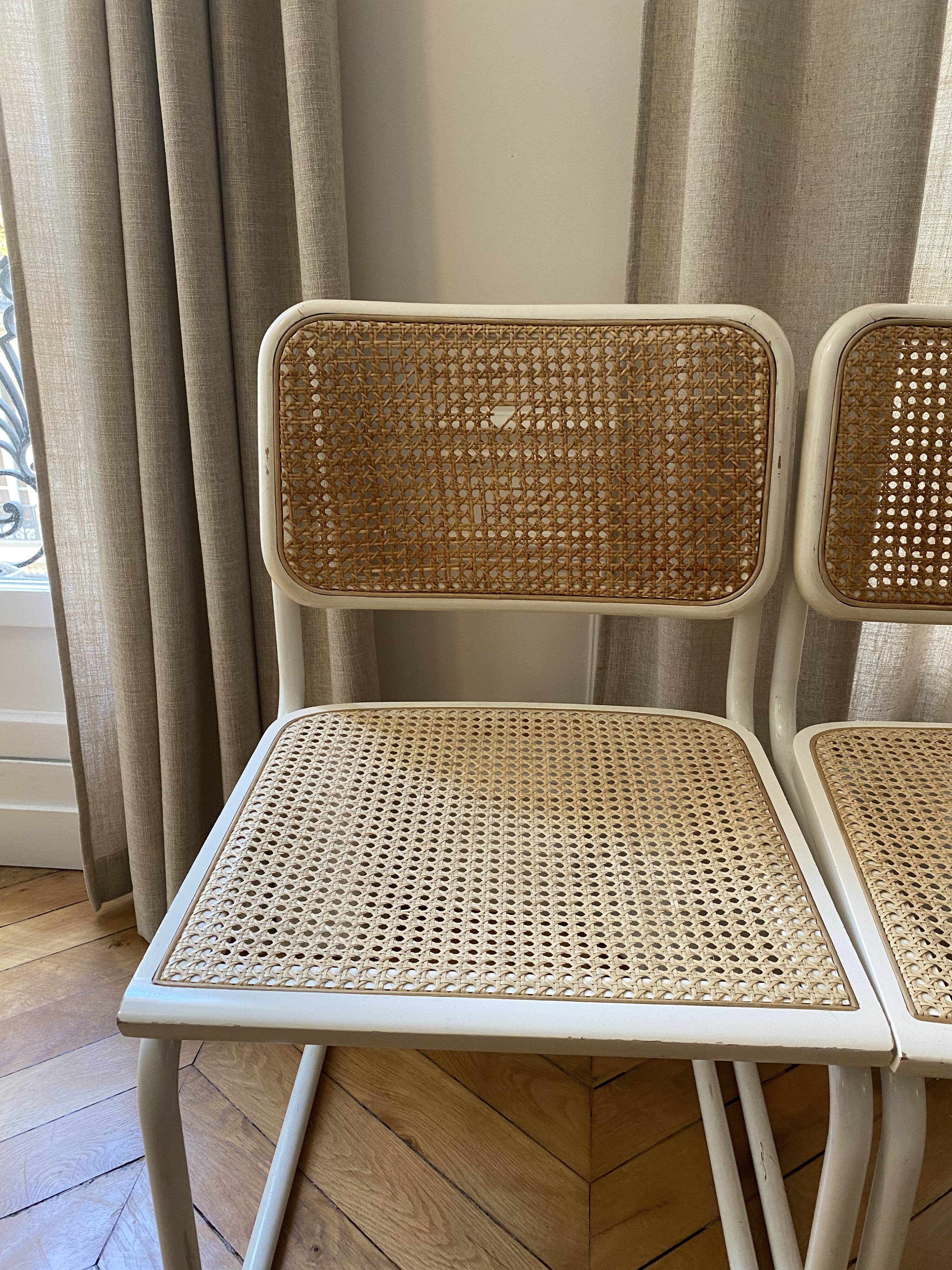 Set of 4 Marcel Breuer chairs