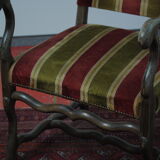 Louis XIII walnut sheep bone style chair