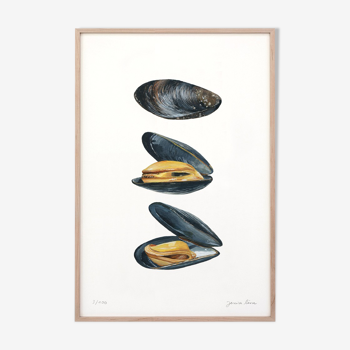 Charlie, Alba and Simone, the 3 mussels