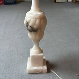 Alabaster lamp base