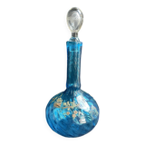 Large enameled blue carafe