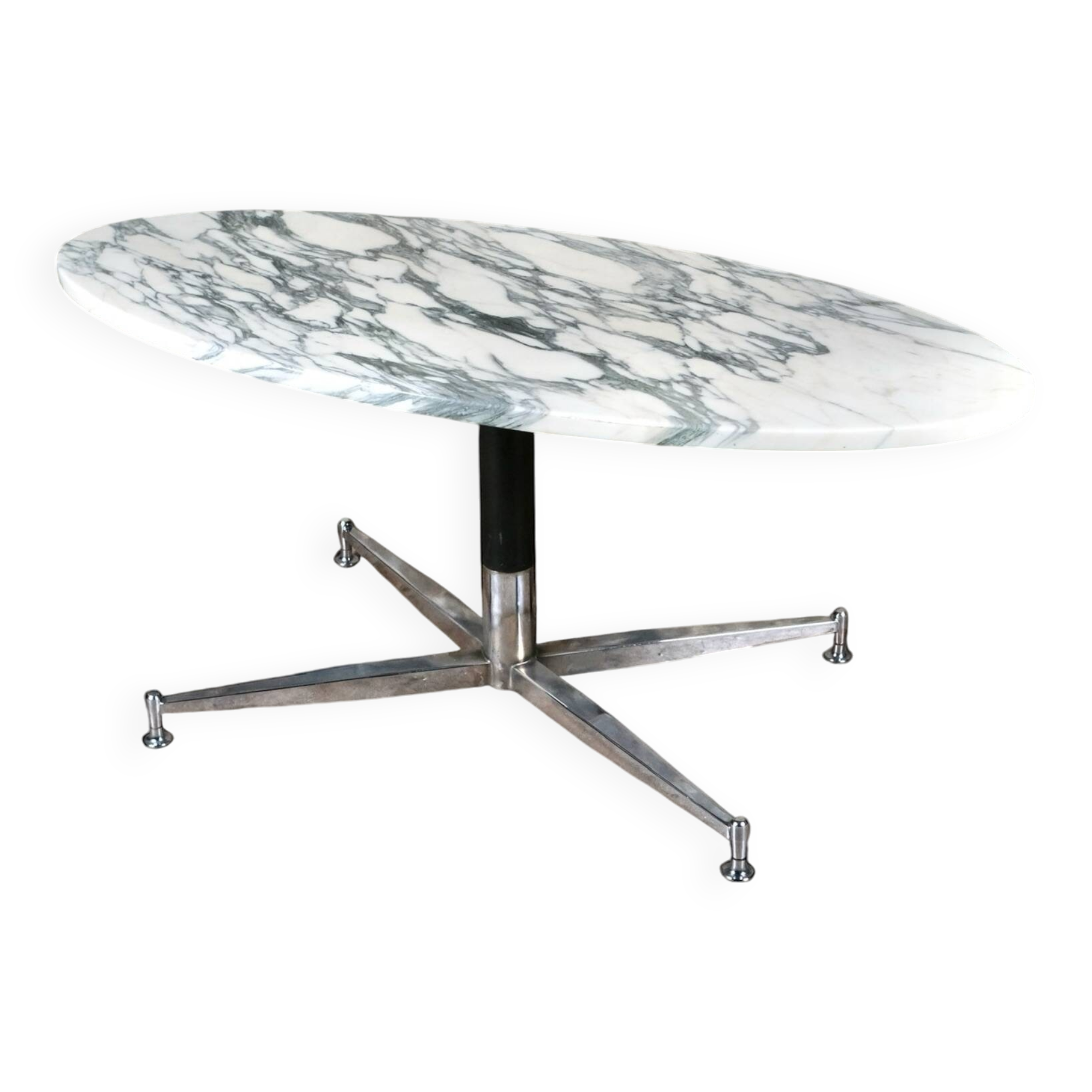 Michel Kin Arabescato marble coffee table for Arflex, 1960