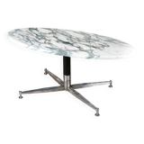 Michel Kin Arabescato marble coffee table for Arflex, 1960