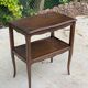 Louis XV serving trolley in solid wood with curved legs