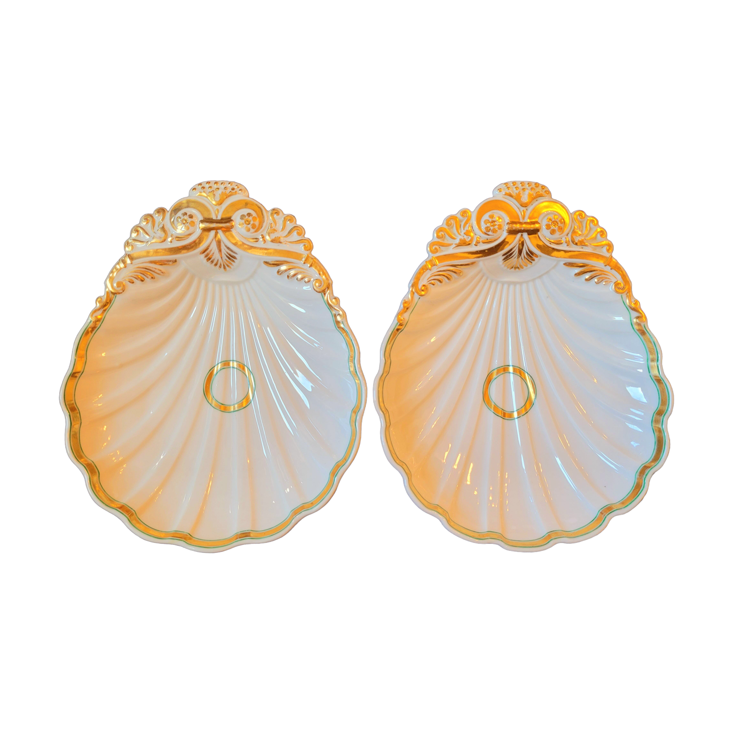 Old vintage porcelain cups nineteenth century