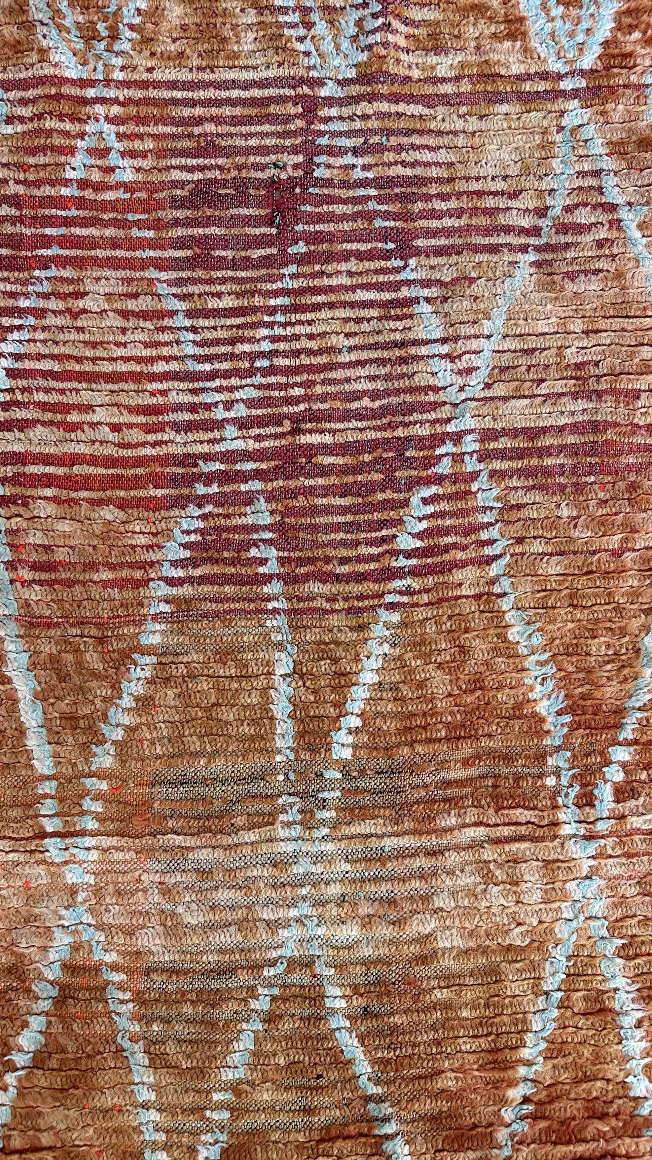 Colorful Boujad Moroccan rug - 98 x 300 cm