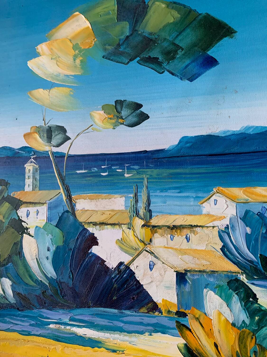 Hard canvas oil painting