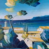 Hard canvas oil painting
