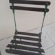 Paire de chaises de bistrot  jardin pliable ancienne