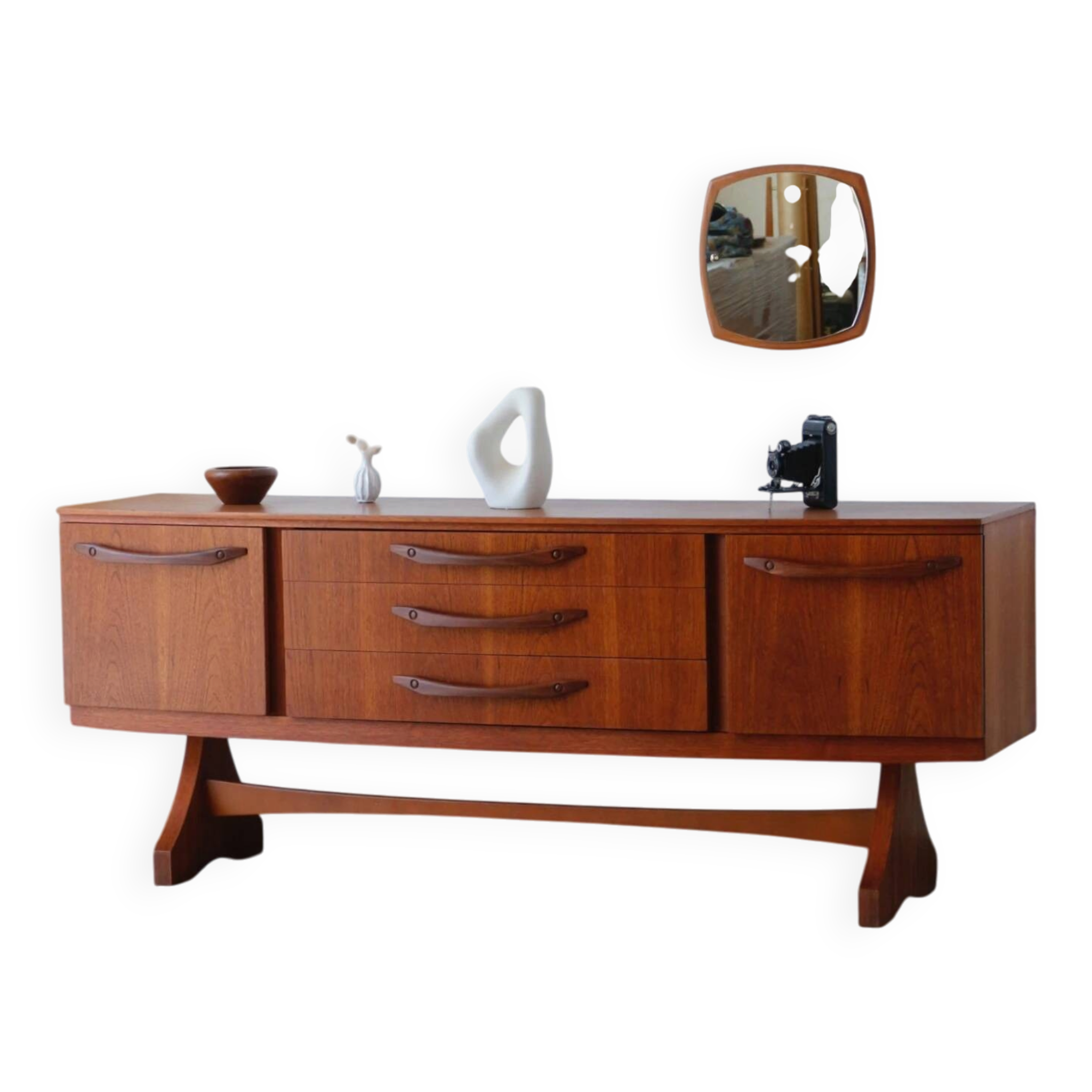 Enfilade Beautility teck | Design vintage