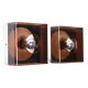 pair of 2 plexiglass wall lights, Disco model, by Jocelyne Trocmé, design 1970.