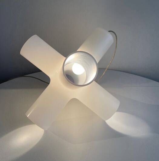 Suspension • Table Lamp • Crosslight White • Jan Melis & Ben Oostrum • 1998
