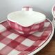Ensemble Assiettes Plates,plat et saucière Vintage